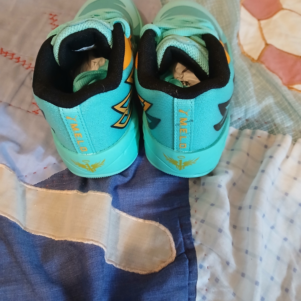 Puma Kids Teal and Black Sneakers